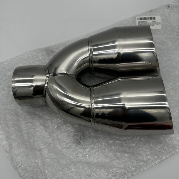 Exhaust Tip 2.5 inch Inlet 3.5 inch Outlet Universal Car 2.5" NEW - Picture 3 of 5
